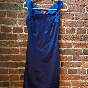 XXS Midnight Blue Satin Vivienne Westwood Dress